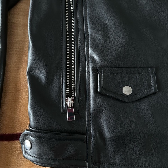 Faux leather moto jacket - Picture 8 of 11